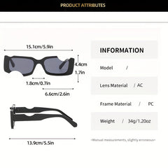 Y2K Irregular Sunglasses Hiphop Funny Candy Glasses UV400