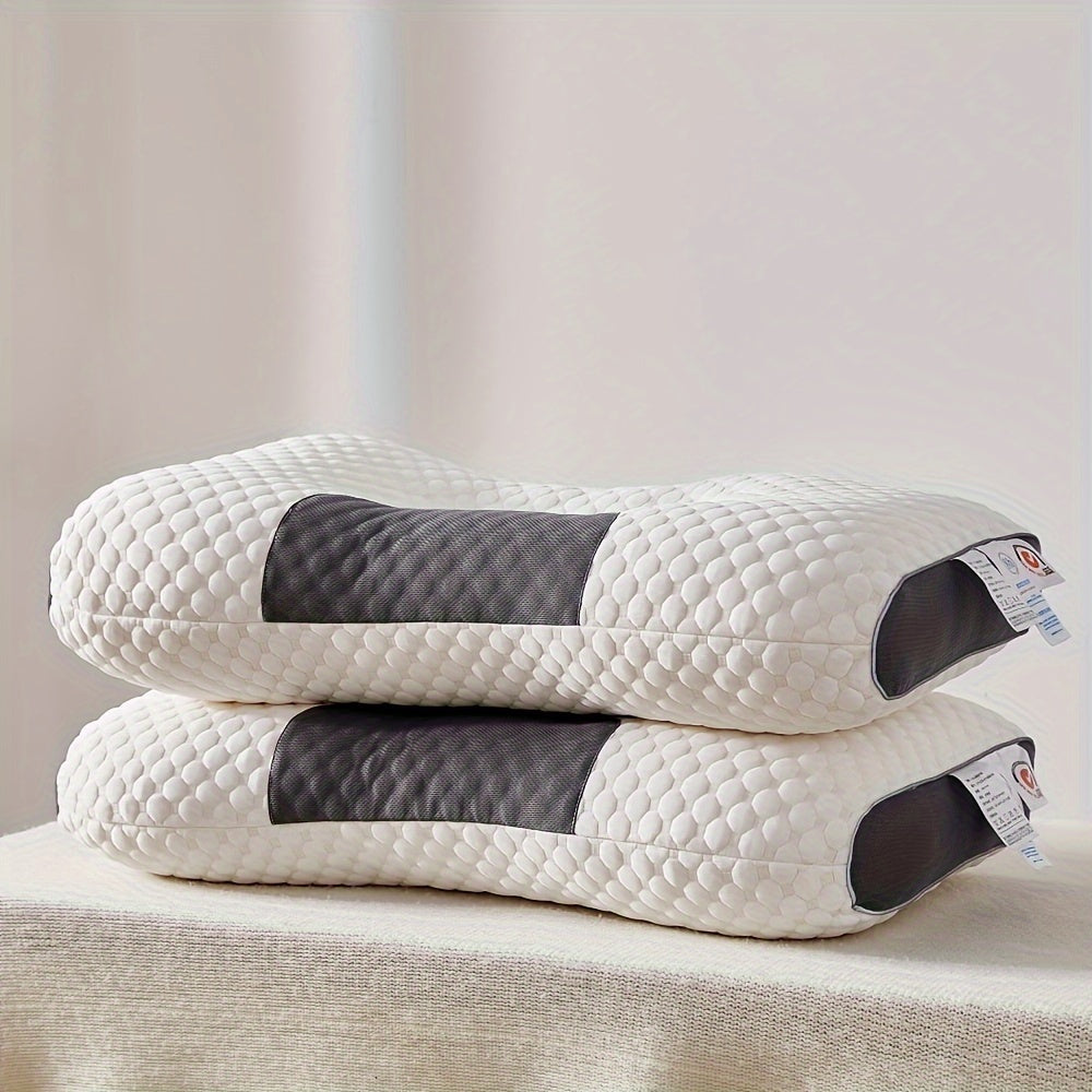 Knitted Cotton Thin Pillow Cervical Neck Protection Massage Pillow Core
