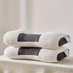 Knitted Cotton Thin Pillow Cervical Neck Protection Massage Pillow Core