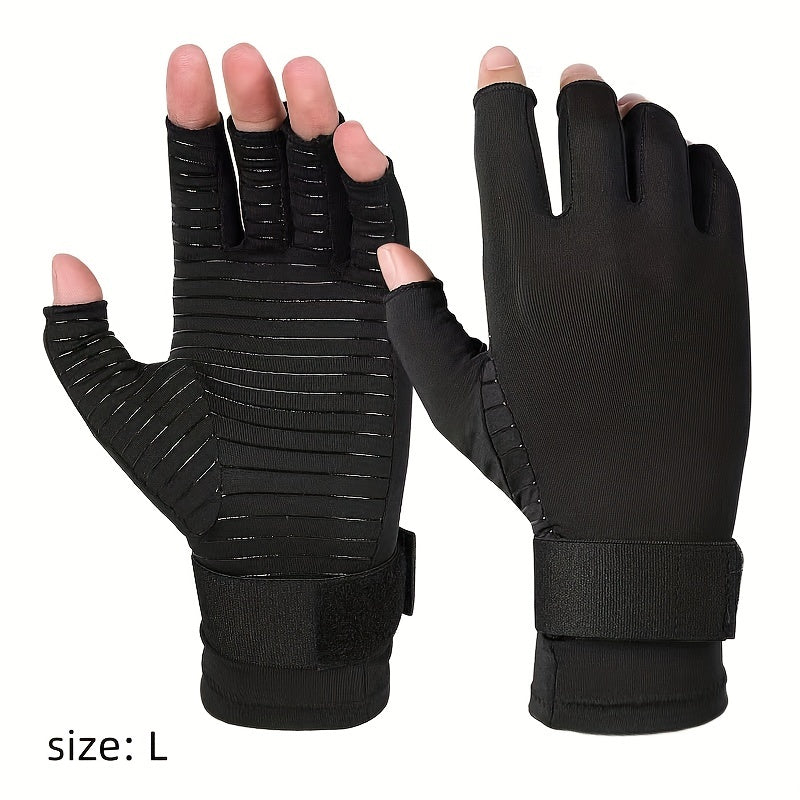 Copper Fiber Compression Gloves - Joint Warm Glove for Men and Women