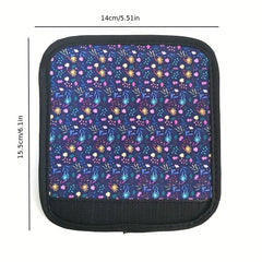 Vintage Flower Pattern Luggage Handle Cover
