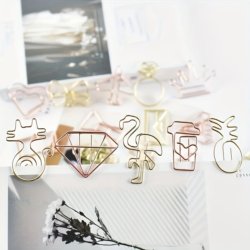 20pcs Paper Clip Shaped Bookmark Clip Bulk