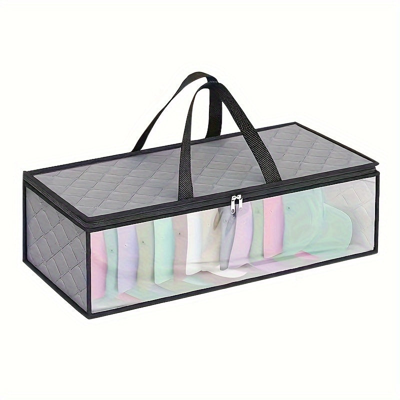 Cap Storage Bag with Handles Large Capacity Hat Holder Space Saving