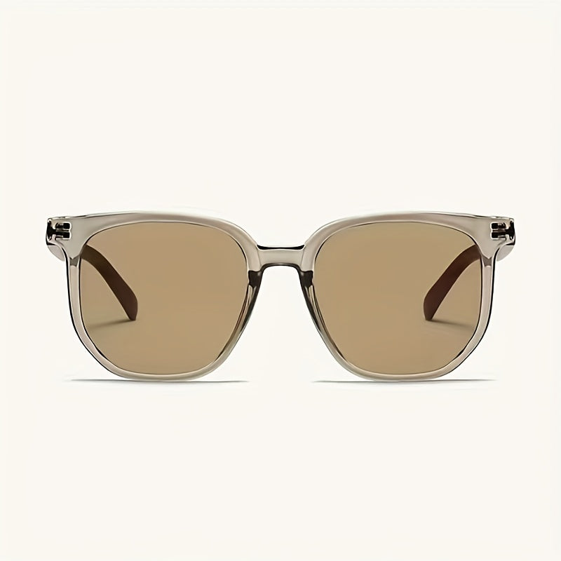 Large Frame Sunglasses UV Protection with Zipper Case