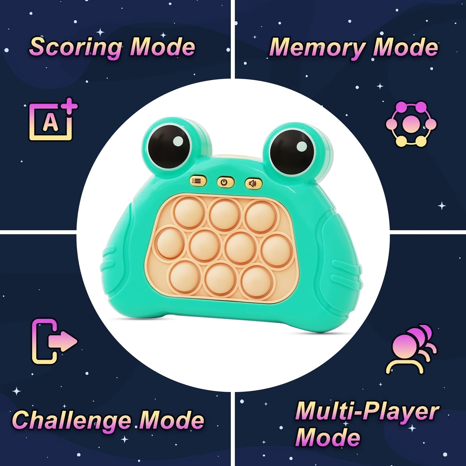 Sensory Fidget Toys for Kids 8-12 - Frog Handheld Game
