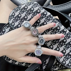 Punky Watch Ring Mini Finger Watch - Assorted Colors