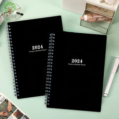 1pc Planner Weekly And Monthly Notebook Spiral Plan Academic Appointment Book