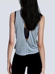 Breathable Split Backless Tank Top for Women