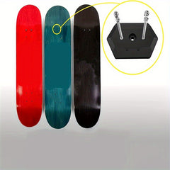 Skateboard Wall Mount Hangers for Deck Display & Storage