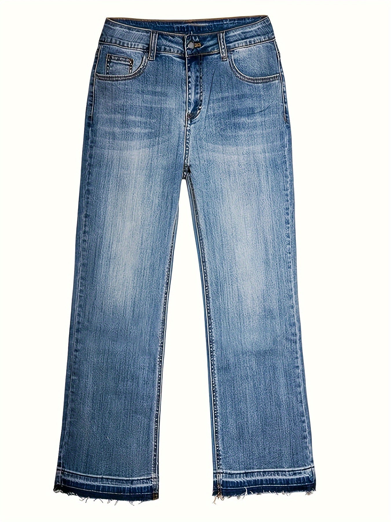 Women's High Stretch Flared Leg Jeans