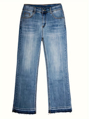 Women's High Stretch Flared Leg Jeans