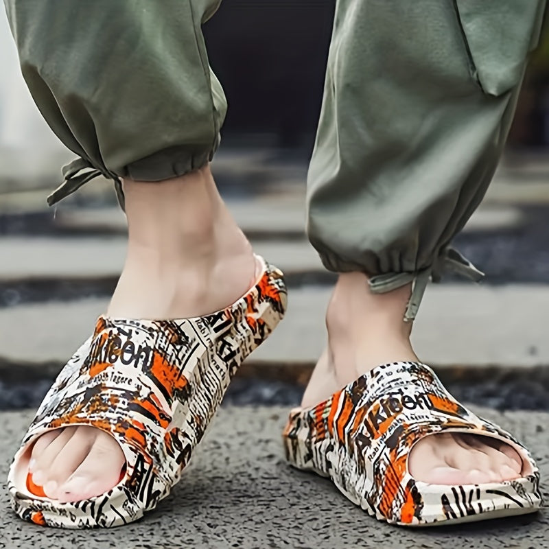 Men's Lightweight Open Toe Slippers for Spring & Summer