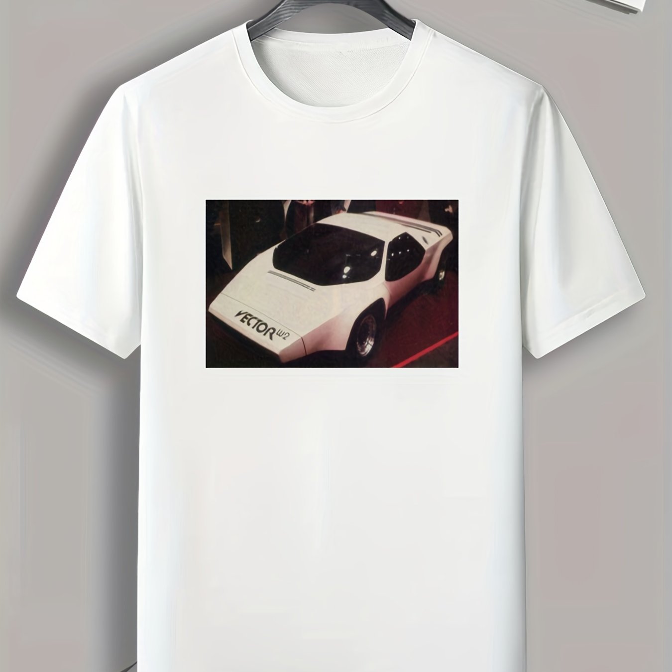 Sportscar Print Men's Comfy T shirt Active Breathable Tee