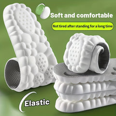 Latex Sport Insoles Soft High Elasticity Arch Support Running Insoles