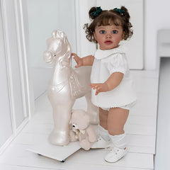 26 inch Reborn Toddler Doll Pippa Doll Vinyl Material Soft Touch Already Painted