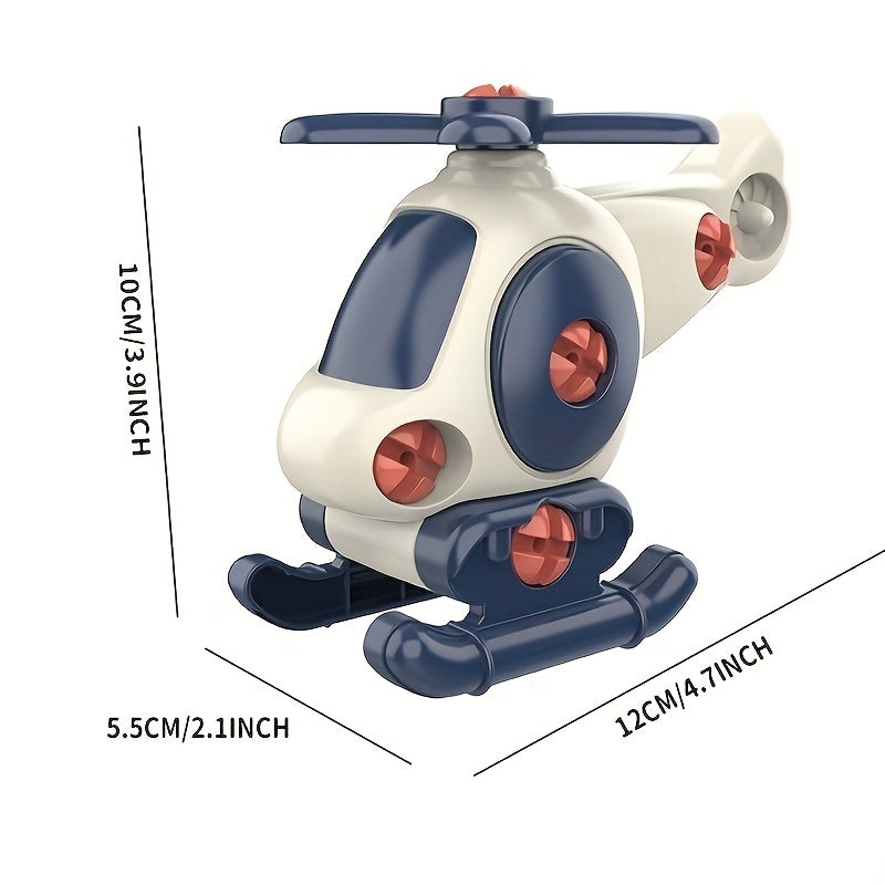 Educational Helicopter Toy Finger Bicycle Simulation Mini Alloy Model