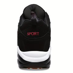 Warm Plush Lined Hiking Boots for Men - Non Slip Durable Lace Up Shoes