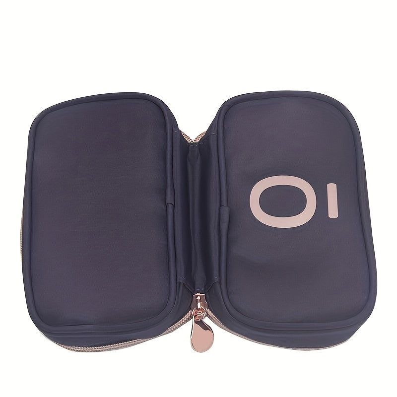 10-Slot Nail Polish Storage Case for Travel and Home - Bottle Holder Organizer