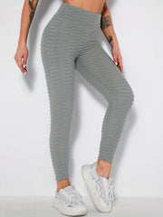 High Waist Elastic Bottoms Slim Leggings Women's Clothing