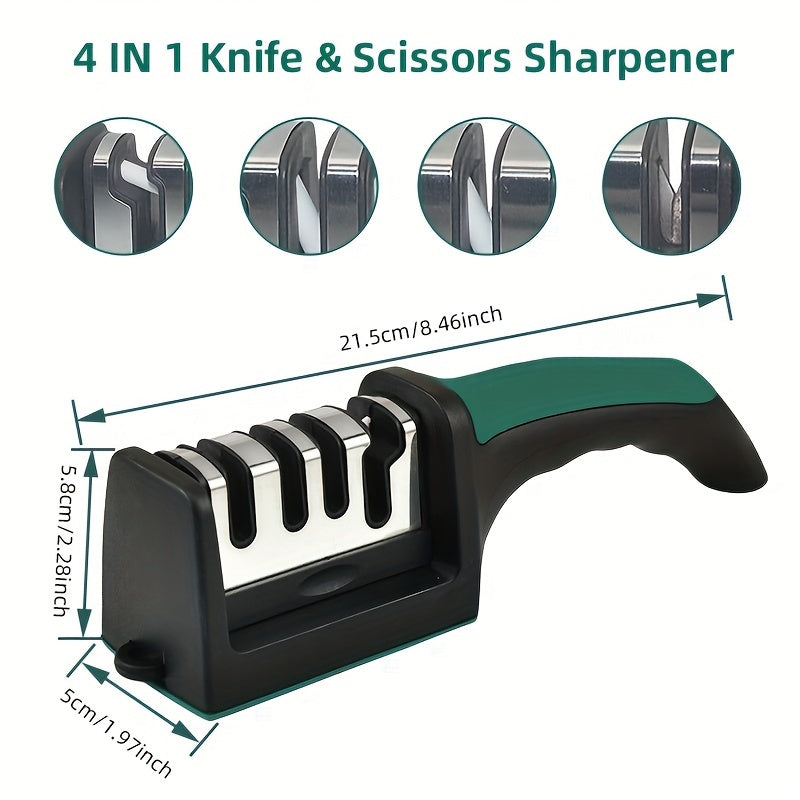4 Stages Professional Kitchen Knife Sharpener
