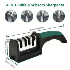 4 Stages Professional Kitchen Knife Sharpener