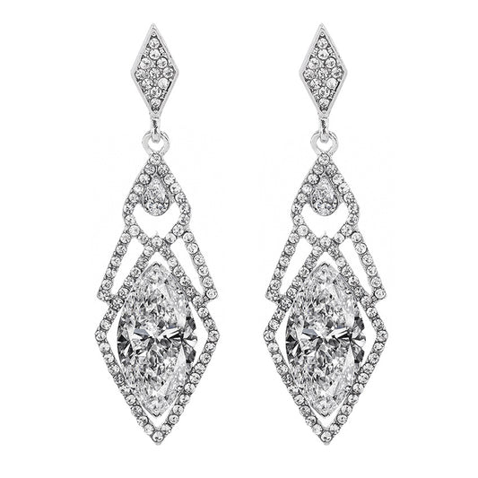 Retro Jewelry Accessories Earrings Party Earrings Noble Woman