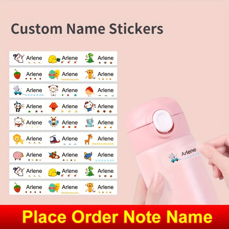 Custom Name Sticker Waterproof Personalized Stationery Tag Label
