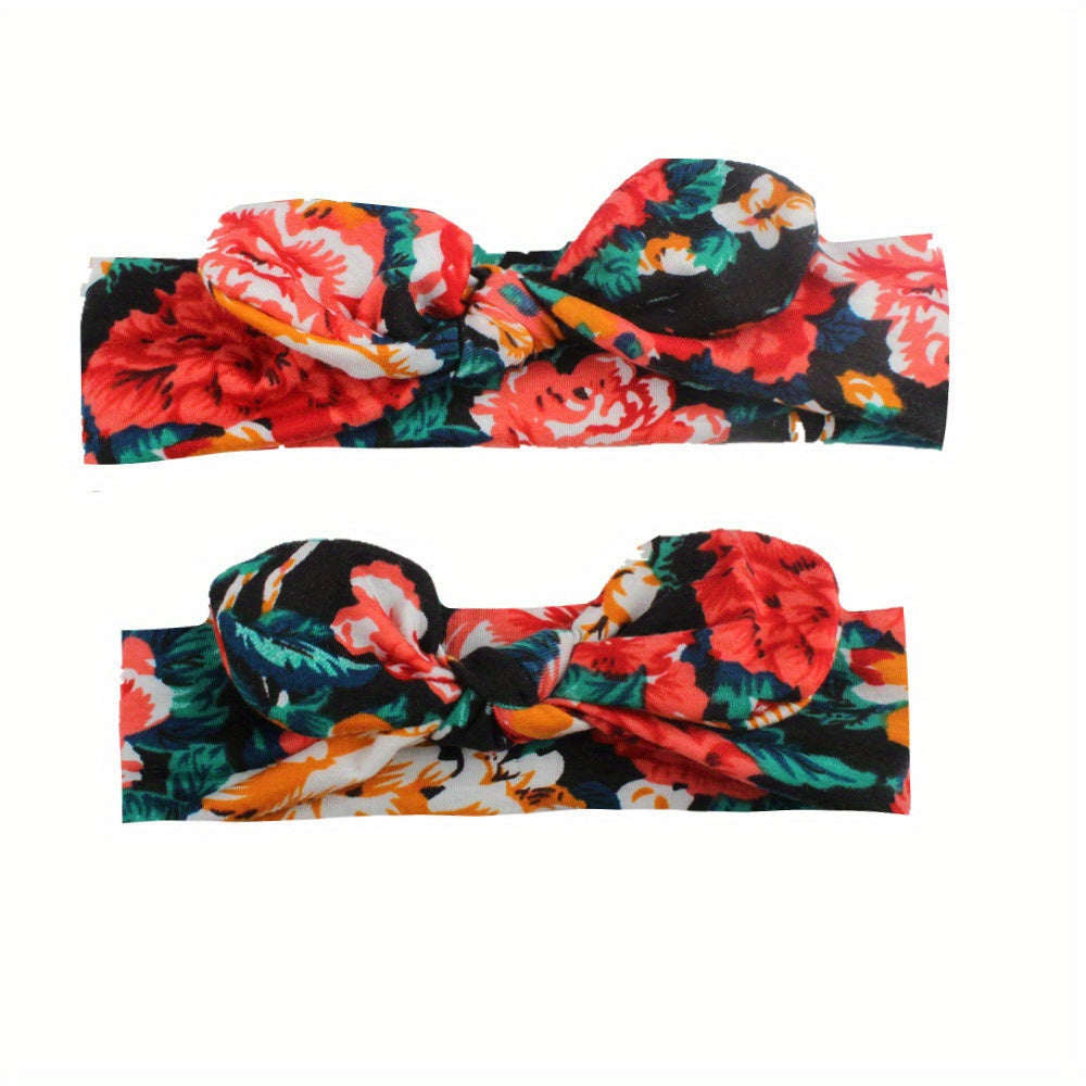 2pcs Floral Hair Band Headband Hair Accessories For Festivals
