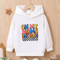 Boys Casual Hooded Sweatshirt for Spring Fall Kids Hoodie Tops