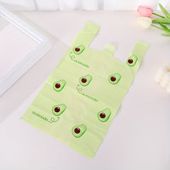 20pcs Portable Plastic Bag Shopping Net Food Packaging