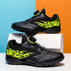 Kids Soccer Shoes Lightweight Athletic Football Shoes