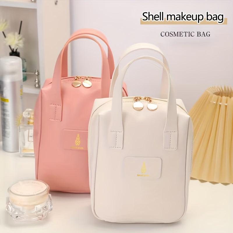 Makeup Bag Travel Case With Handle Large Capacity Toiletry Bag