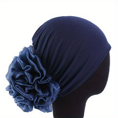 Flower Elastic Turban Beanie Head Scarf Wrap Chemo Cap Hat Women Hair