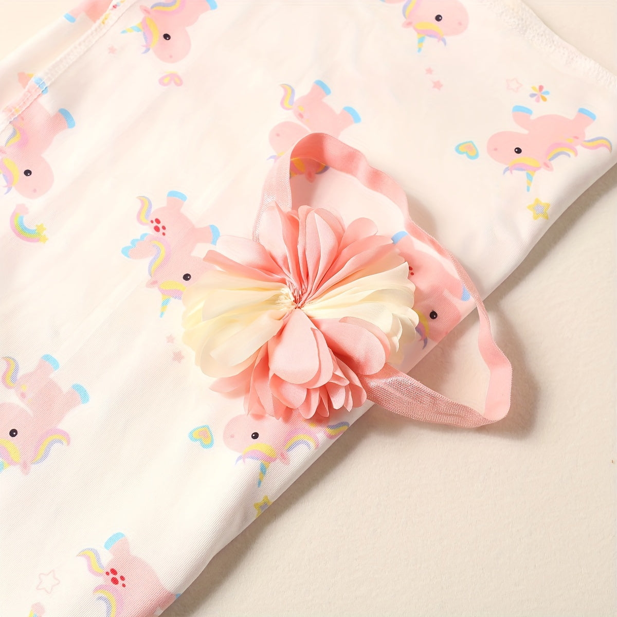 2 Piece Newborn Swaddle Set for Baby Photography Props