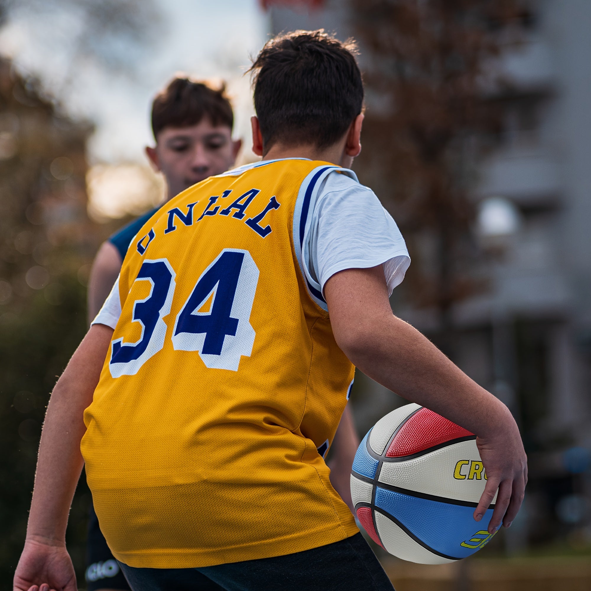 Rubber Basketball No 5 for Outdoor Training