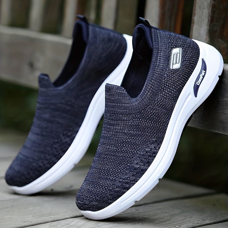 Men's Slip On Casual Shoes Breathable Lightweight Travel Jogging Footwear