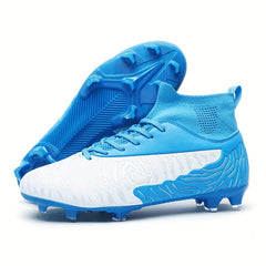 Non Slip Soccer Cleats Lightweight Training High Top Athletic Sneakers