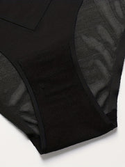 Mesh Stitching Shaping Panties High Waist Tummy Control Slimming Panties