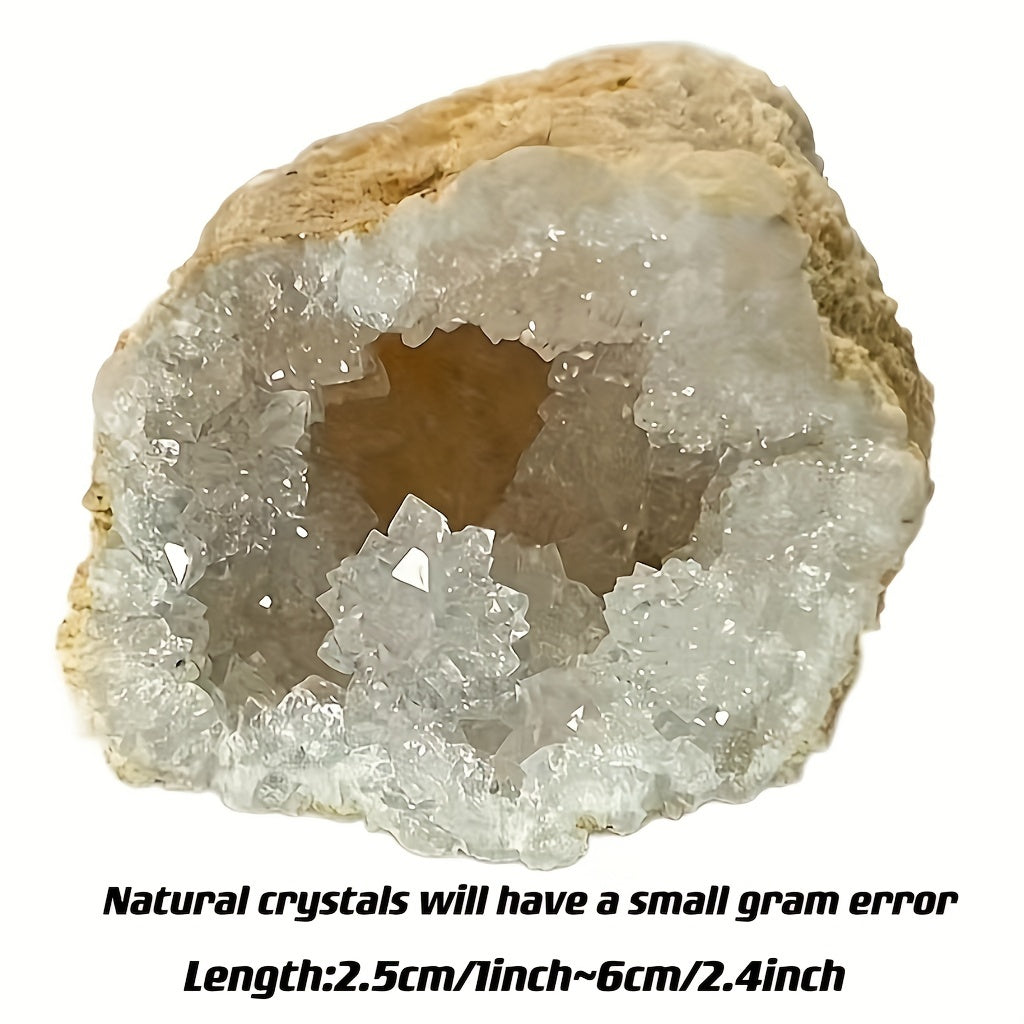 Natural Agate Geode Crystal Cave Quartz Mineral Home Decor Gift