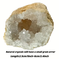 Natural Agate Geode Crystal Cave Quartz Mineral Home Decor Gift