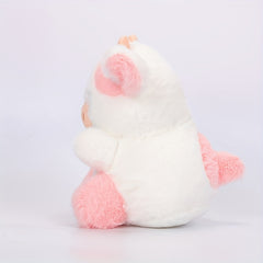 Pink Strawberry Cow Plush Toy - Cute Stuffed Animal for Kids