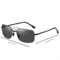 Men's Metal Foldable Polarized Sunglasses UV Protection