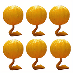6pcs Indoor Fly Catcher Pumpkin Shaped Non Toxic Odorless for Indoor/Outdoor Use