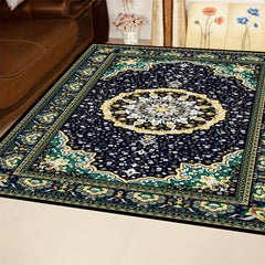 Green Texture Retro Carpet Court Style Classical American Rustic Carpet