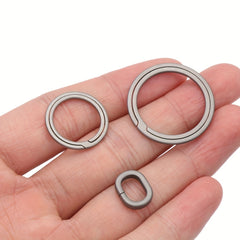 Titanium Alloy Key Rings for Outdoor Adventures and DIY Projects