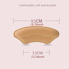 2pcs Self-adhesive Heel Pads for Oversized Shoes