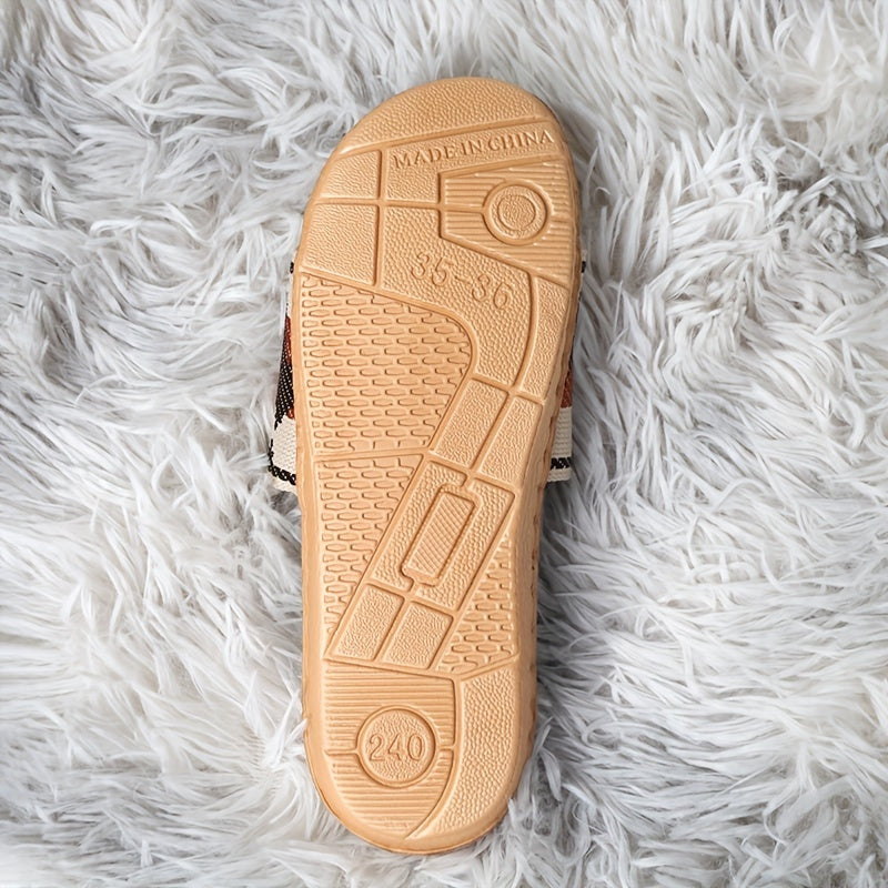 Women's Chevron Slide Shoes Lightweight Absorption Shoes