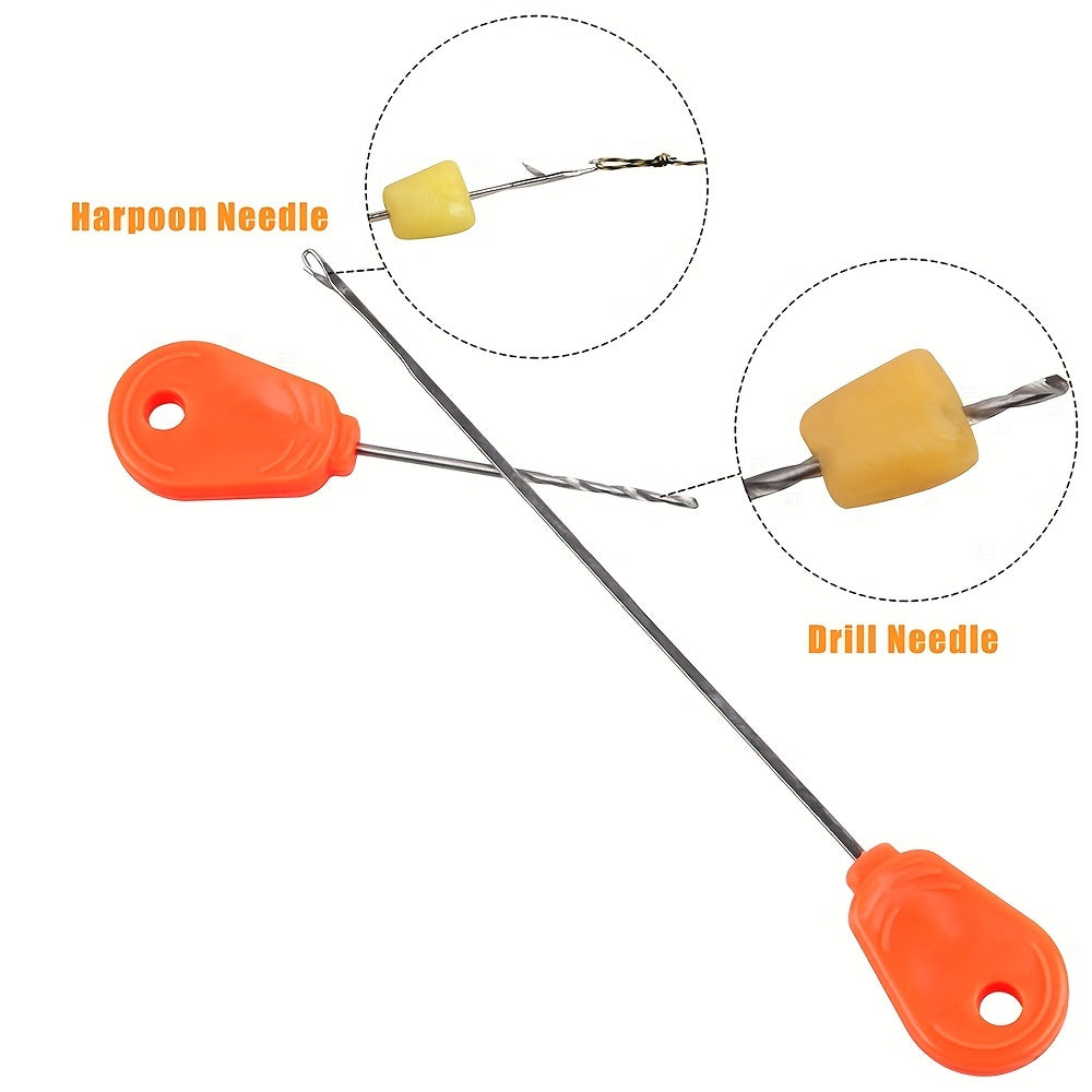 Carp Fishing Bait Rig Kit Needle Swinger Driller Fishing Scissors