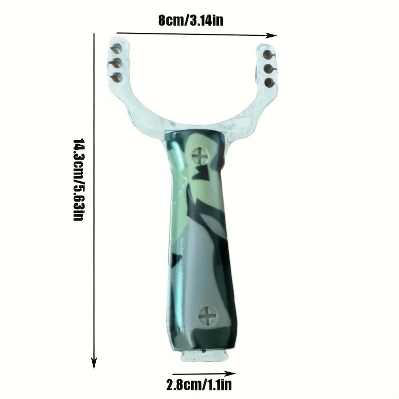 Camouflage Handle Slingshot for Outdoor Shooting Practice
