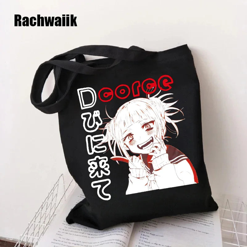 90s Goth Gothic Shopping Bag Graphic Tote Harajuku Shopper Bag